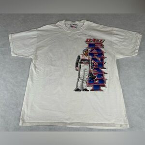 Vintage Dale Earnhardt T-Shirt Mens Large Intimidator Rides On NASCAR USA